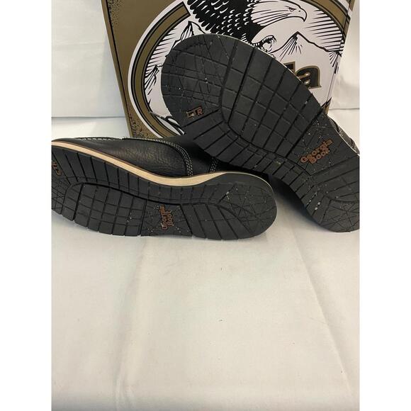 Georgia Boots Black Leather 6\